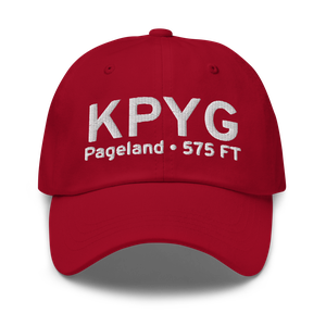 Pageland Airport (KPYG) ICAO Hat