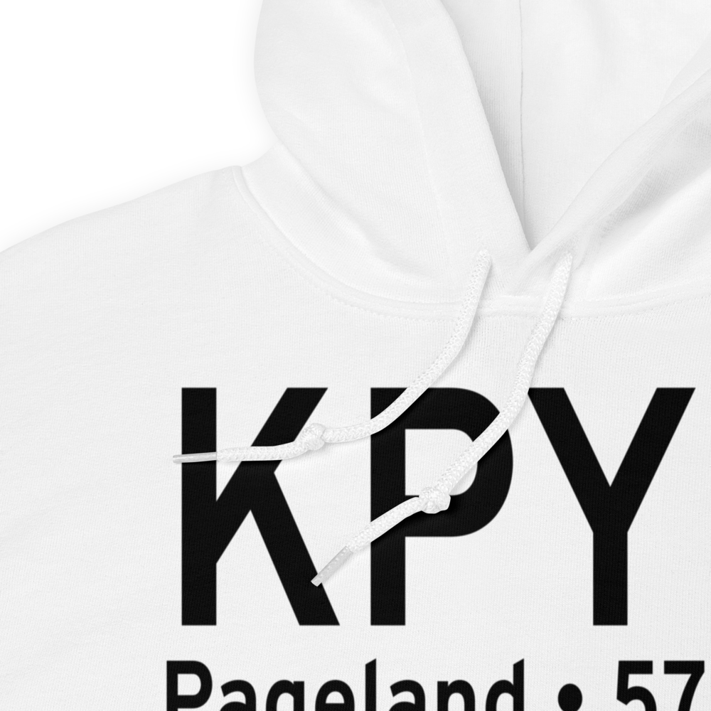 Pageland Airport (KPYG) ICAO Hoodie Sweatshirt 