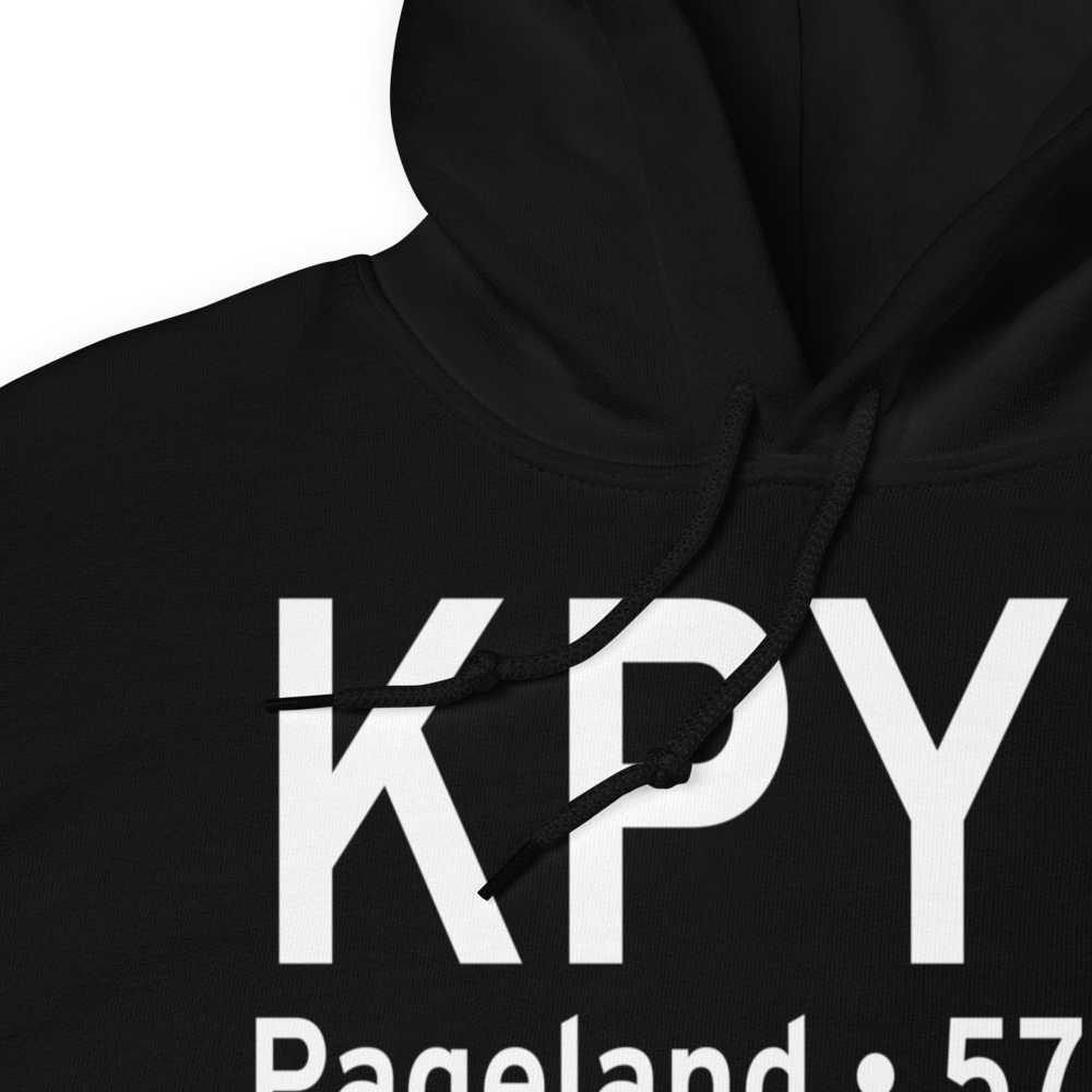 Pageland Airport (KPYG) ICAO Hoodie Sweatshirt 
