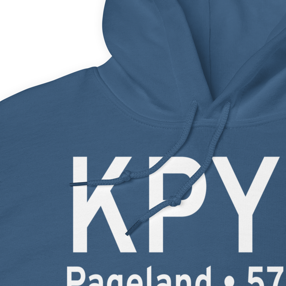 Pageland Airport (KPYG) ICAO Hoodie Sweatshirt 