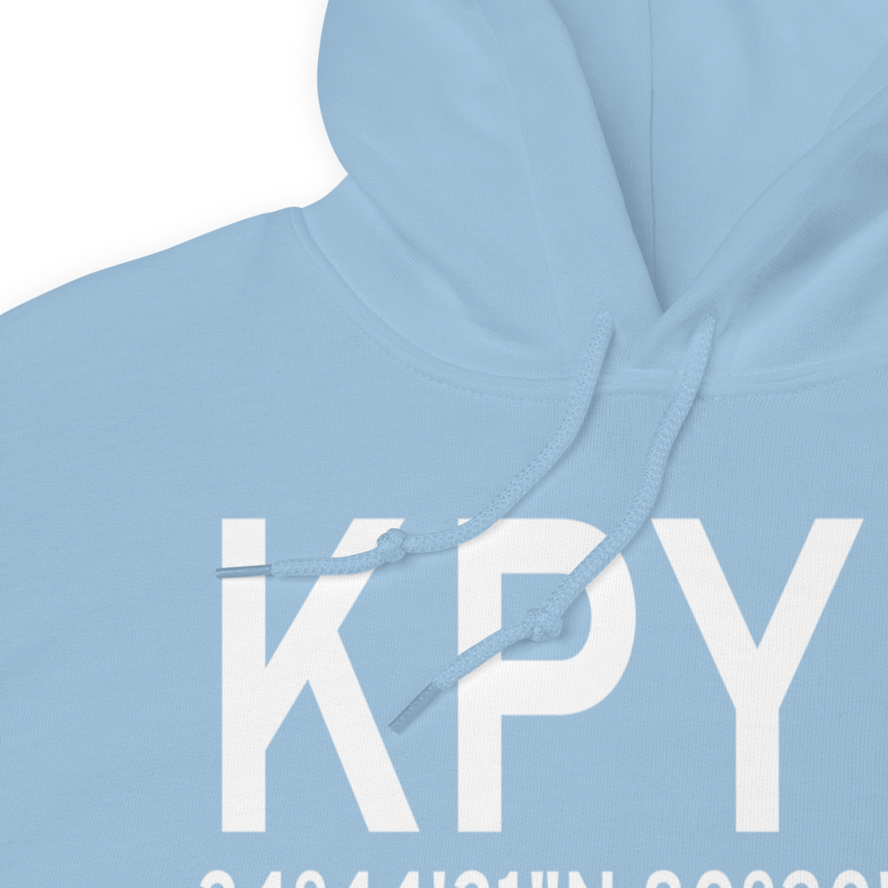 Pageland Airport (KPYG) ICAO Hoodie Sweatshirt 