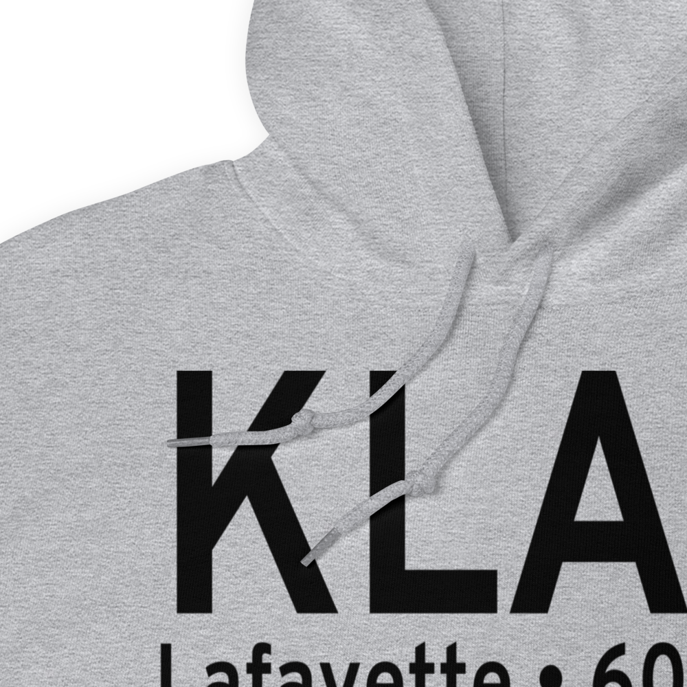 Purdue University Airport (KLAF) ICAO Hoodie Sweatshirt 