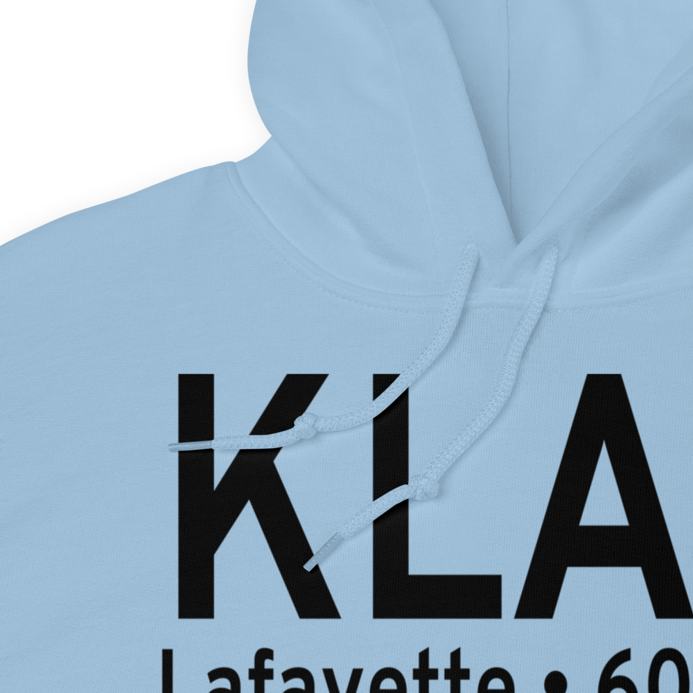 Purdue University Airport (KLAF) ICAO Hoodie Sweatshirt 