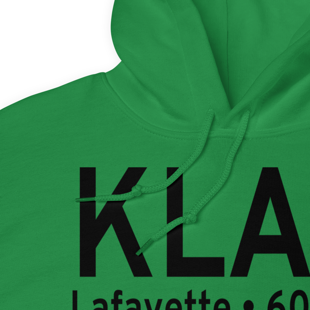 Purdue University Airport (KLAF) ICAO Hoodie Sweatshirt 