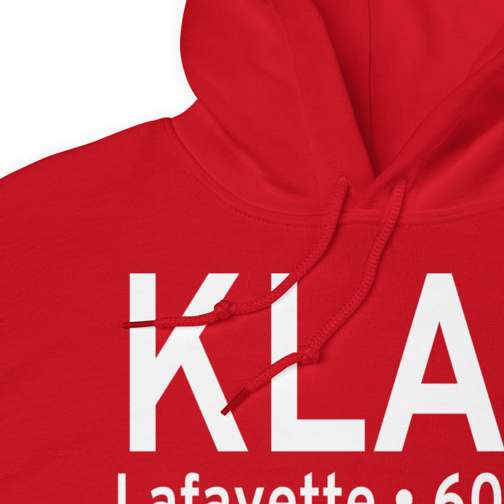 Purdue University Airport (KLAF) ICAO Hoodie Sweatshirt 