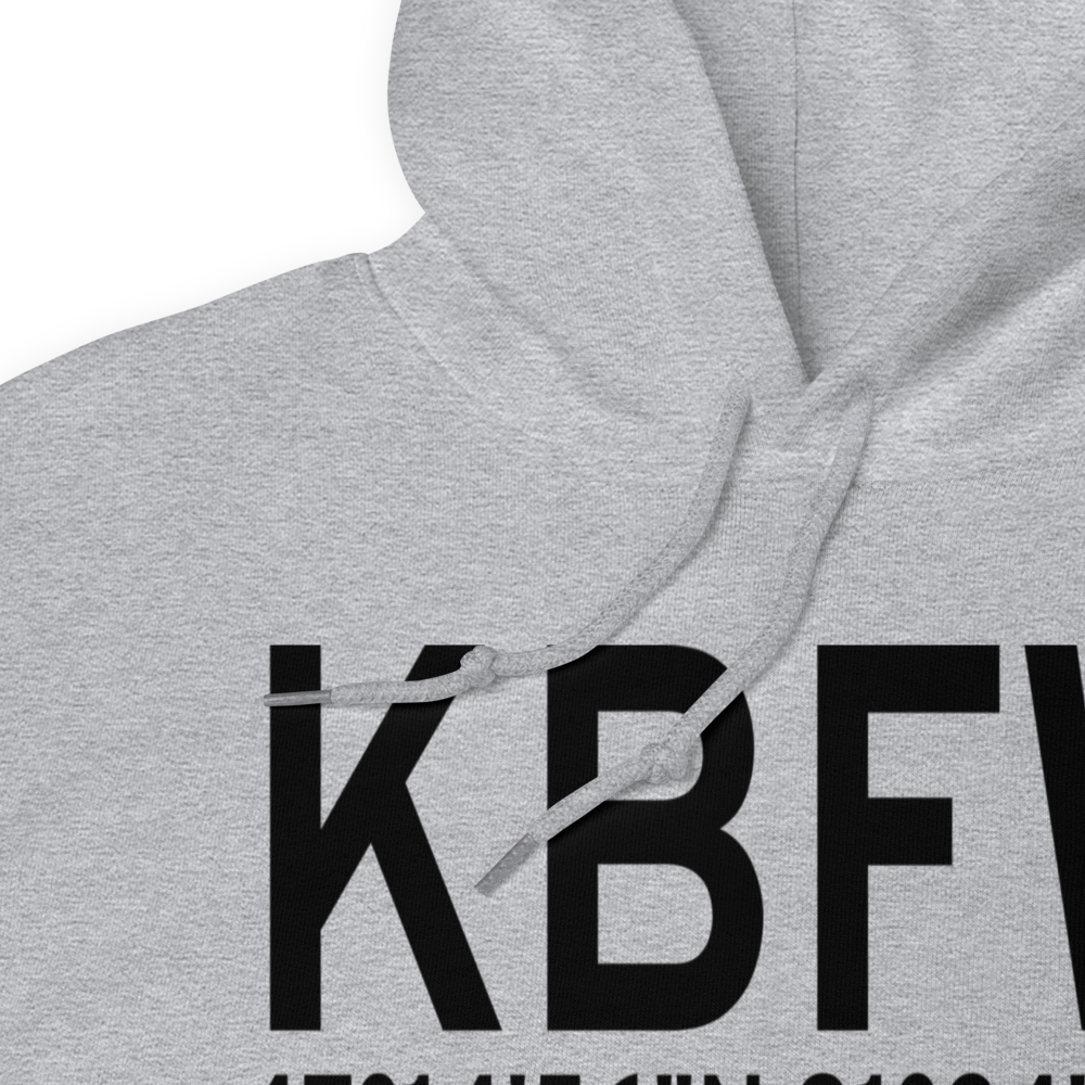 Silver Bay Municipal Airport (KBFW) ICAO Hoodie Sweatshirt 