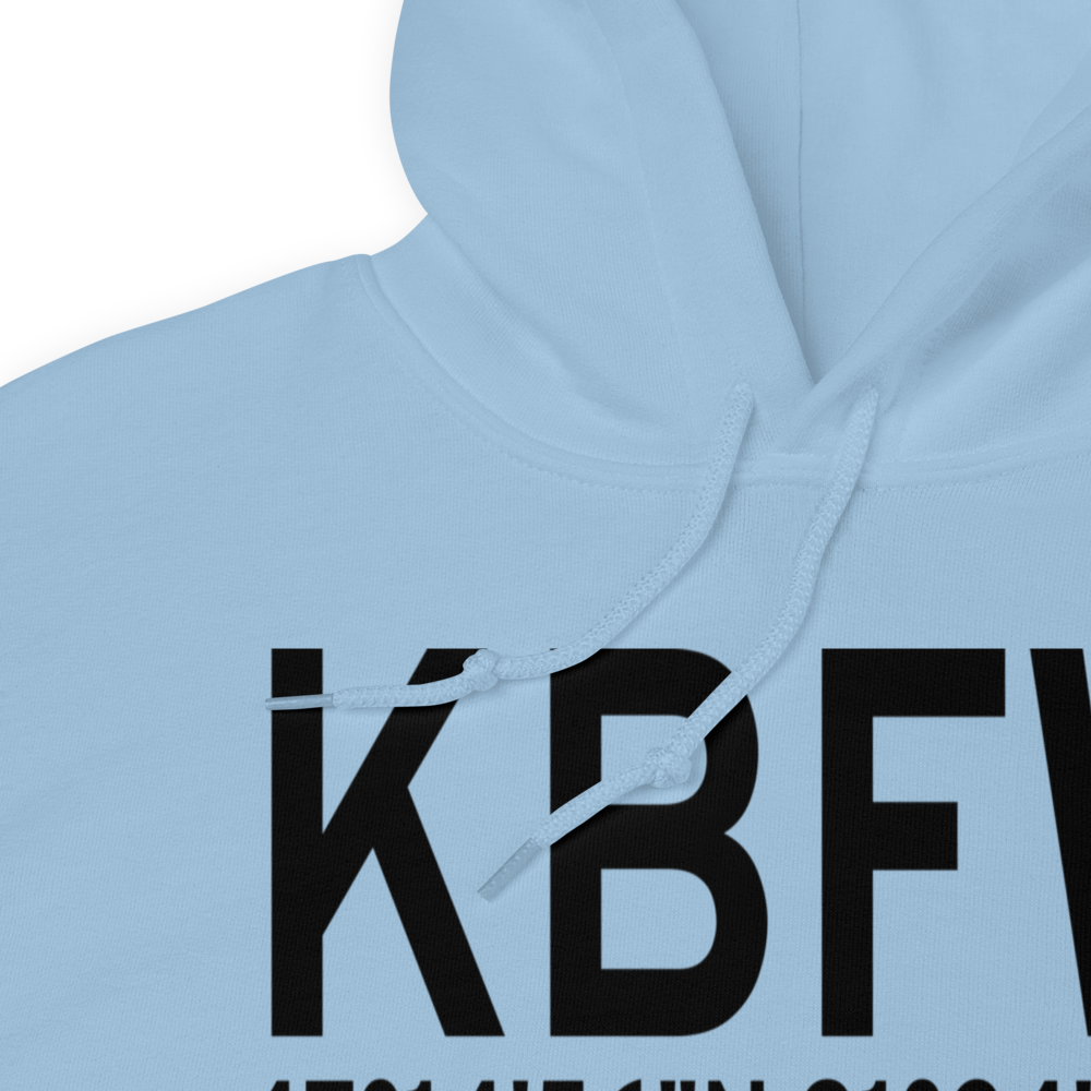 Silver Bay Municipal Airport (KBFW) ICAO Hoodie Sweatshirt 