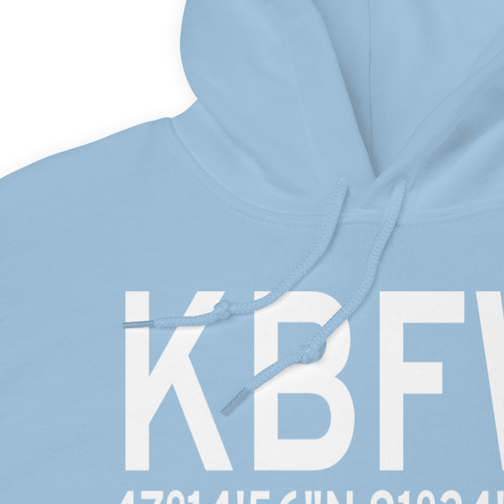 Silver Bay Municipal Airport (KBFW) ICAO Hoodie Sweatshirt 