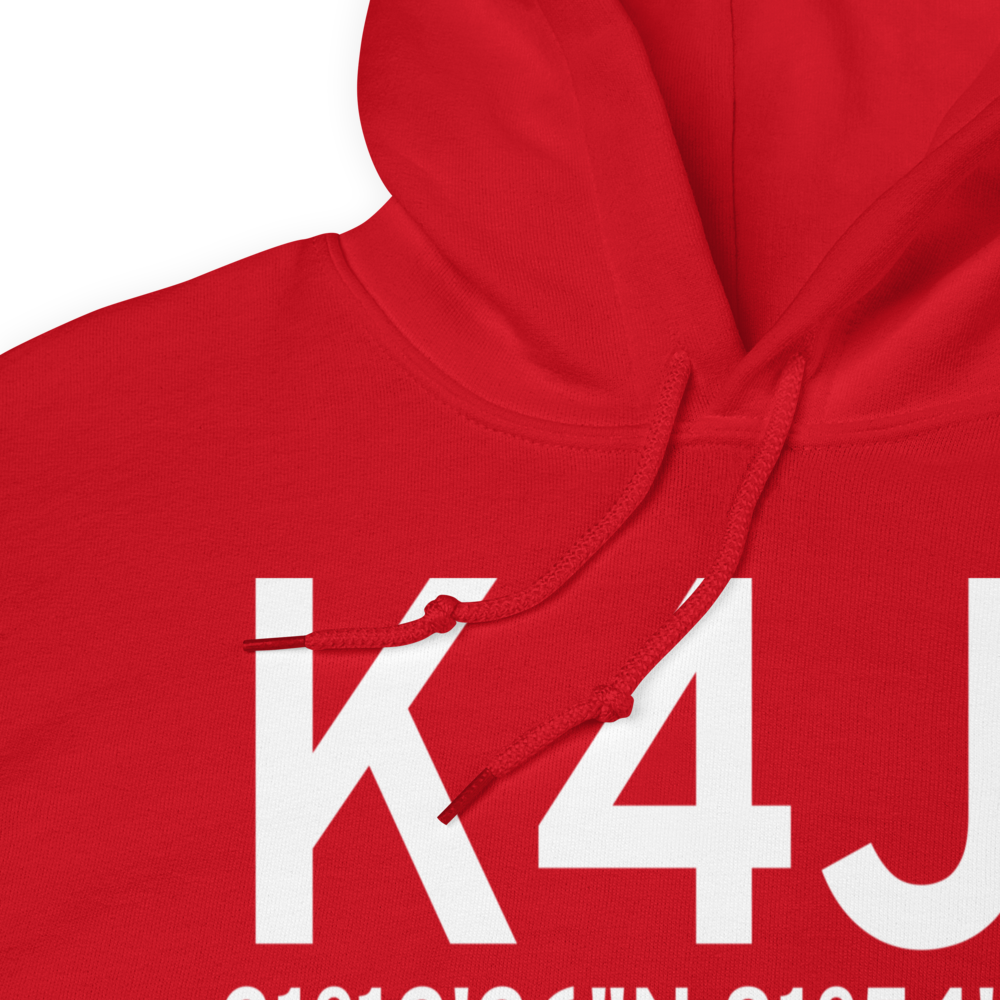 Brantley County Airport (K4J1) ICAO Hoodie Sweatshirt 
