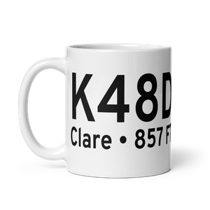 Clare Municipal Airport (K48D) ICAO Mug