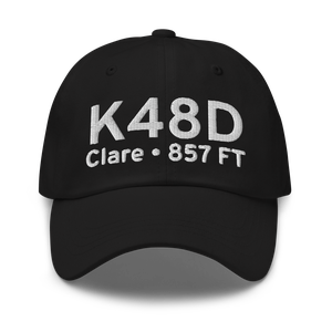 Clare Municipal Airport (K48D) ICAO Hat
