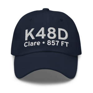 Clare Municipal Airport (K48D) ICAO Hat