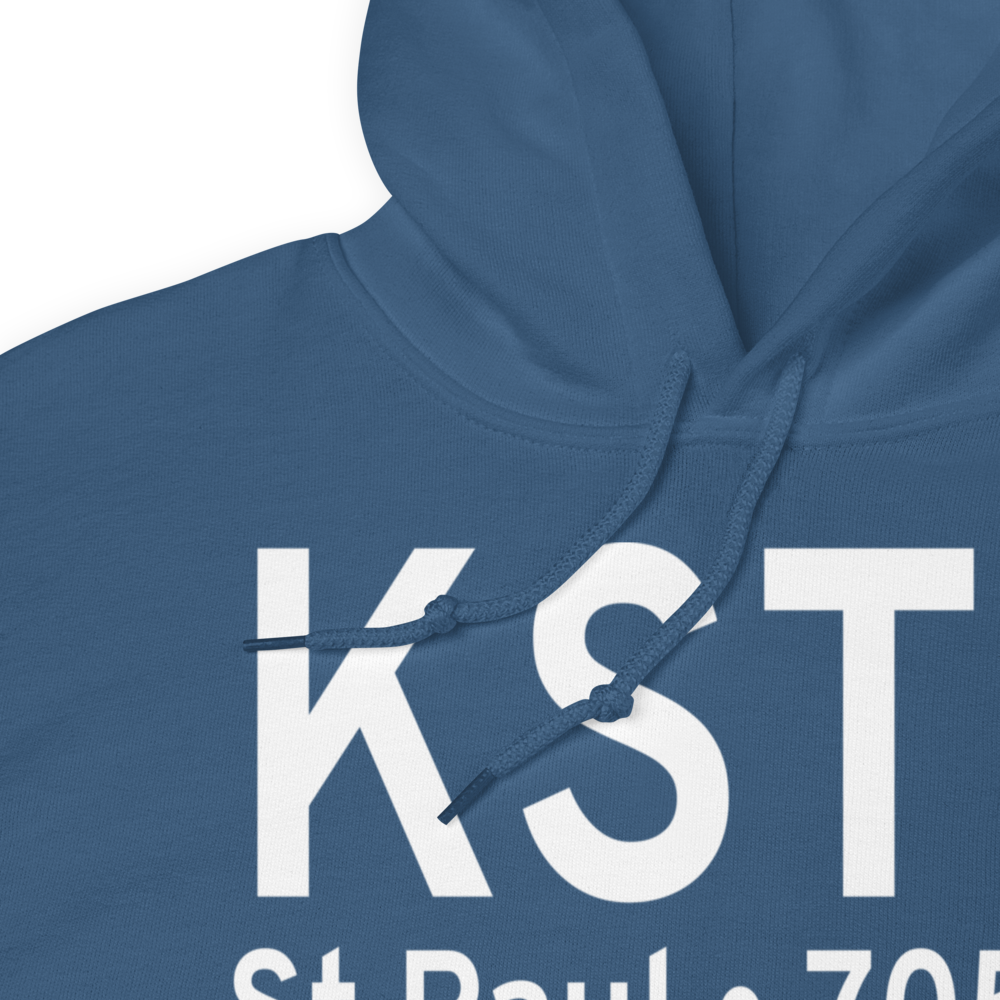 St Paul Downtown Holman Field (KSTP) ICAO Hoodie Sweatshirt 