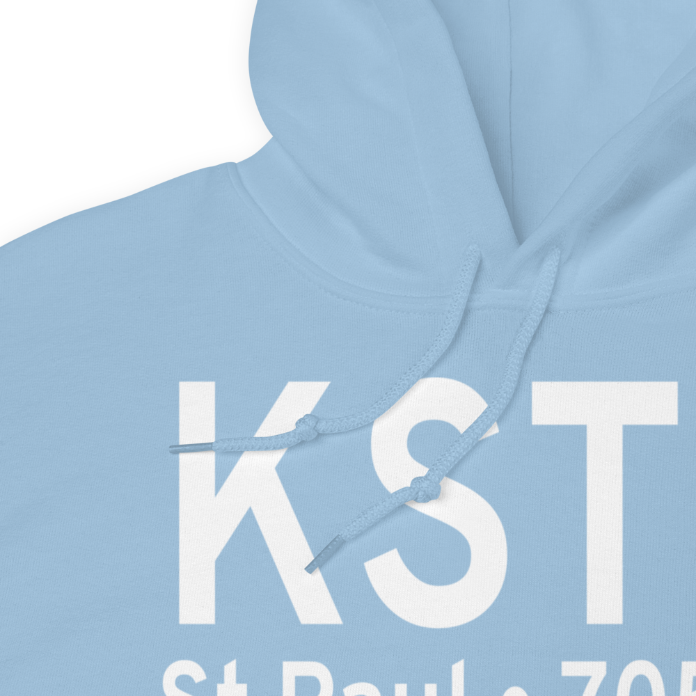 St Paul Downtown Holman Field (KSTP) ICAO Hoodie Sweatshirt 