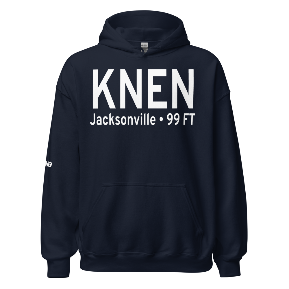 Whitehouse Naval Outlying Field (KNEN) ICAO Hoodie Sweatshirt 