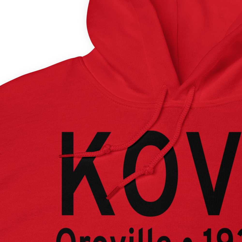 Oroville Municipal Airport (KOVE) ICAO Hoodie Sweatshirt 