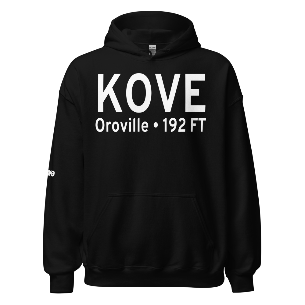 Oroville Municipal Airport (KOVE) ICAO Hoodie Sweatshirt 