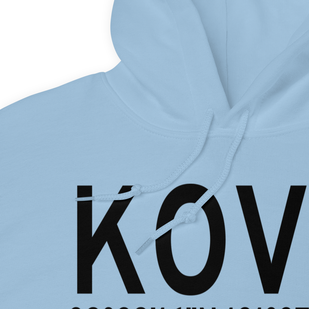 Oroville Municipal Airport (KOVE) ICAO Hoodie Sweatshirt 