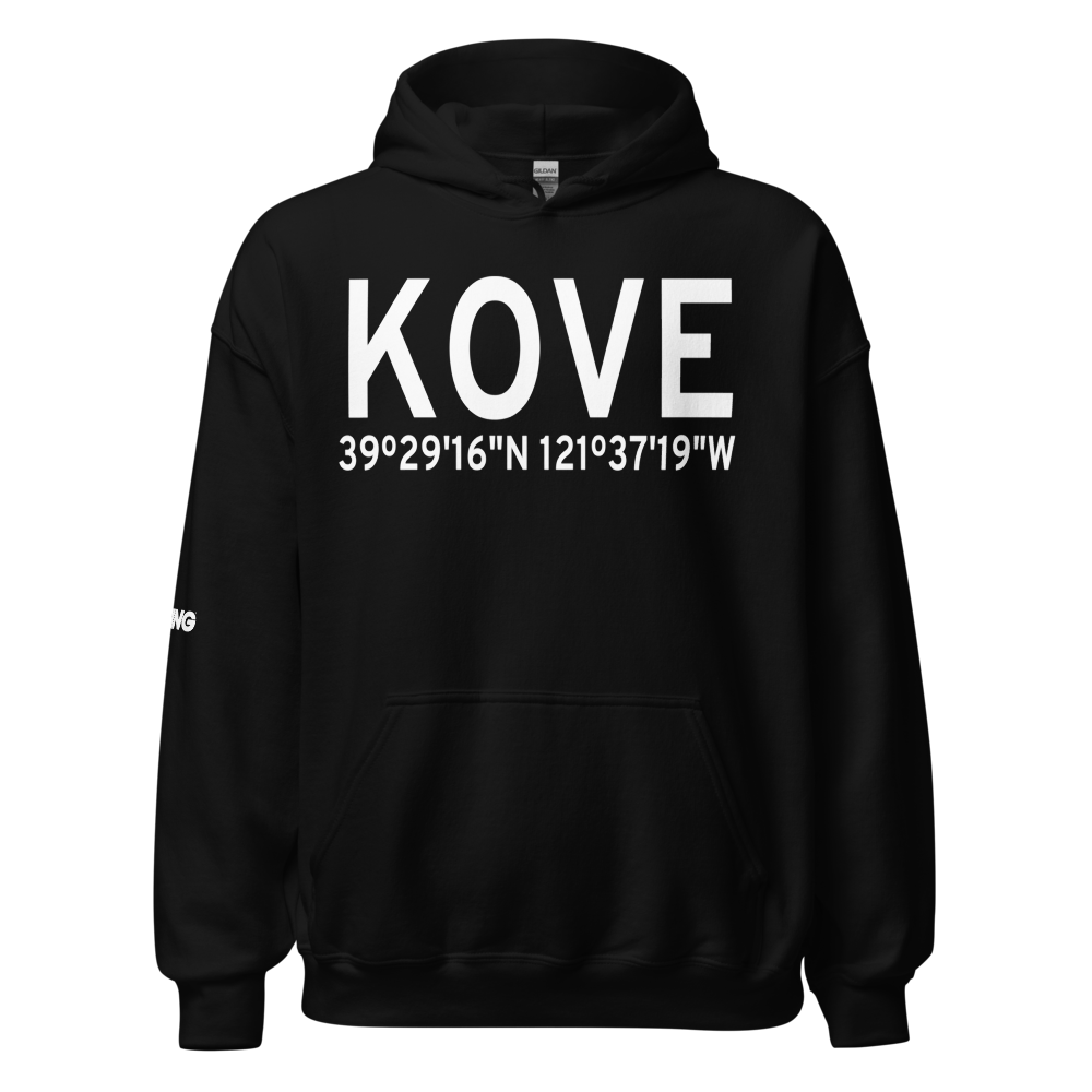 Oroville Municipal Airport (KOVE) ICAO Hoodie Sweatshirt 
