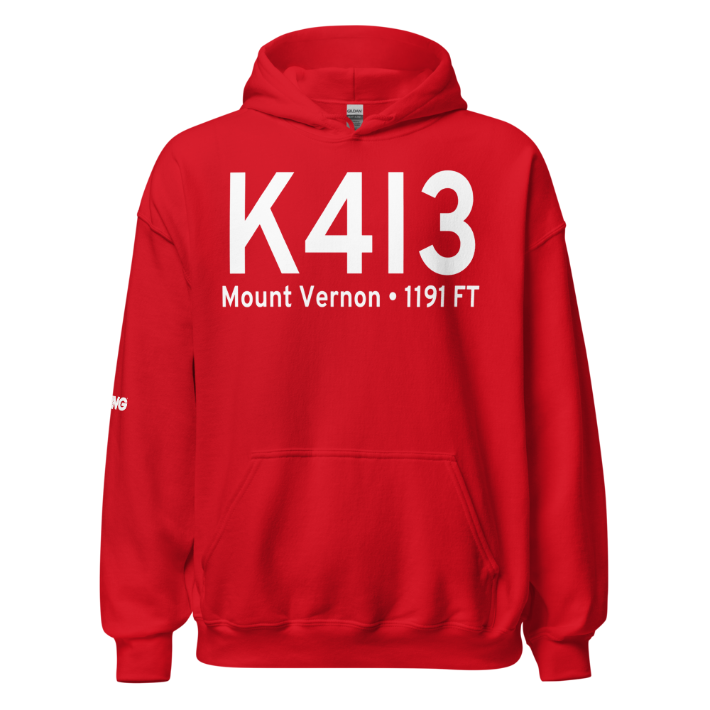 Knox County Airport (K4I3) ICAO Hoodie Sweatshirt 