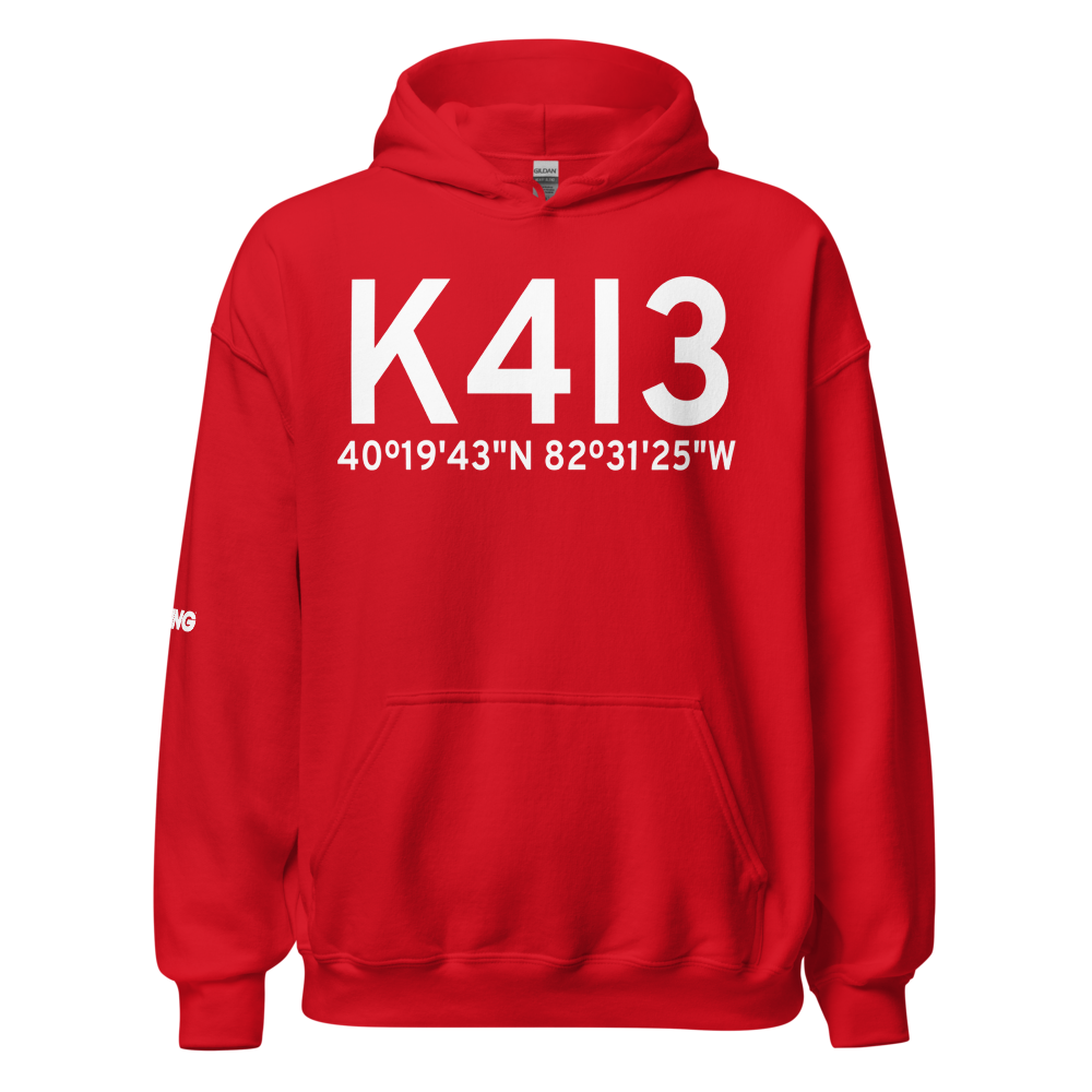 Knox County Airport (K4I3) ICAO Hoodie Sweatshirt 