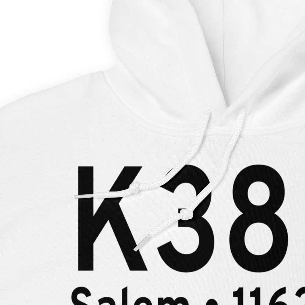 Salem Airpark Inc Airport (K38D) ICAO Hoodie Sweatshirt 