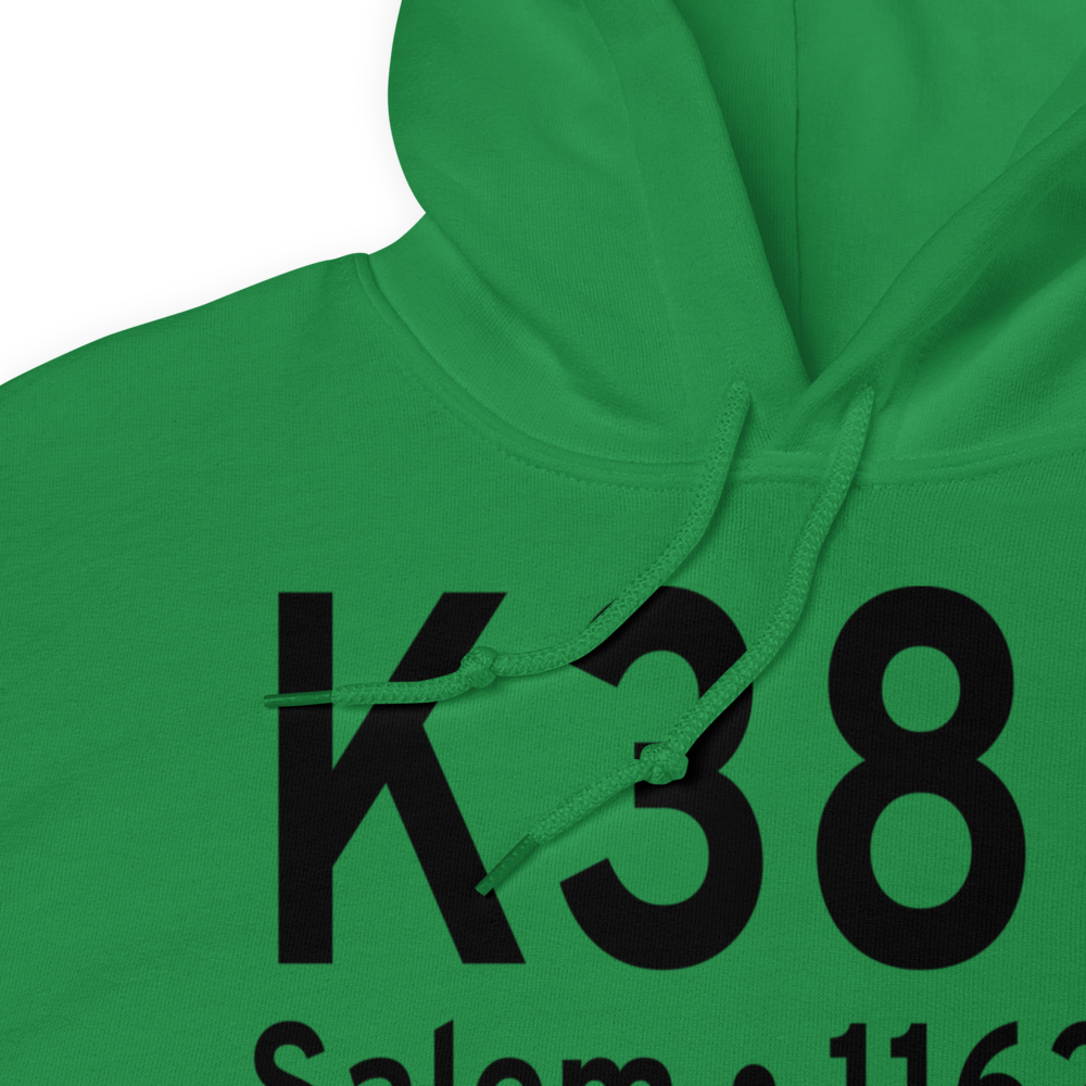 Salem Airpark Inc Airport (K38D) ICAO Hoodie Sweatshirt 