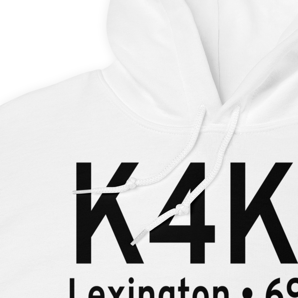 Lexington Municipal Airport (K4K3) ICAO Hoodie Sweatshirt 