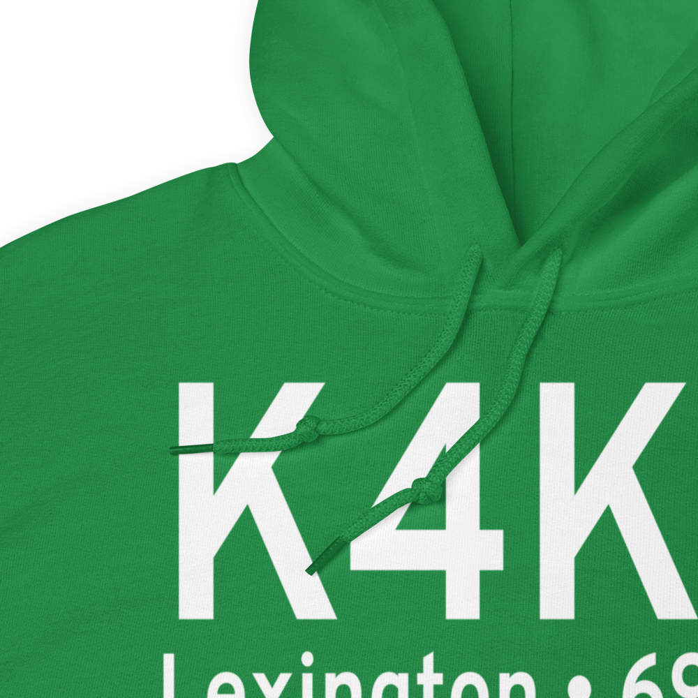 Lexington Municipal Airport (K4K3) ICAO Hoodie Sweatshirt 