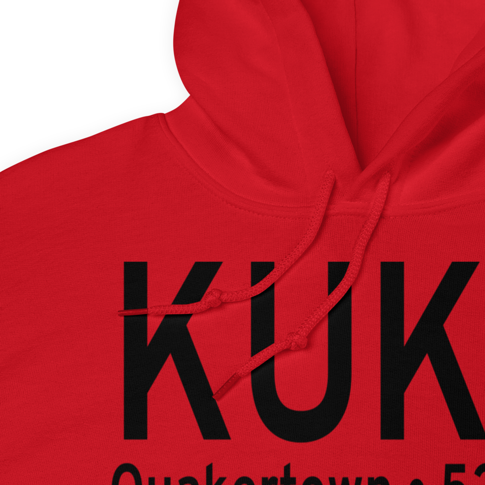 Quakertown Airport (KUKT) ICAO Hoodie Sweatshirt 