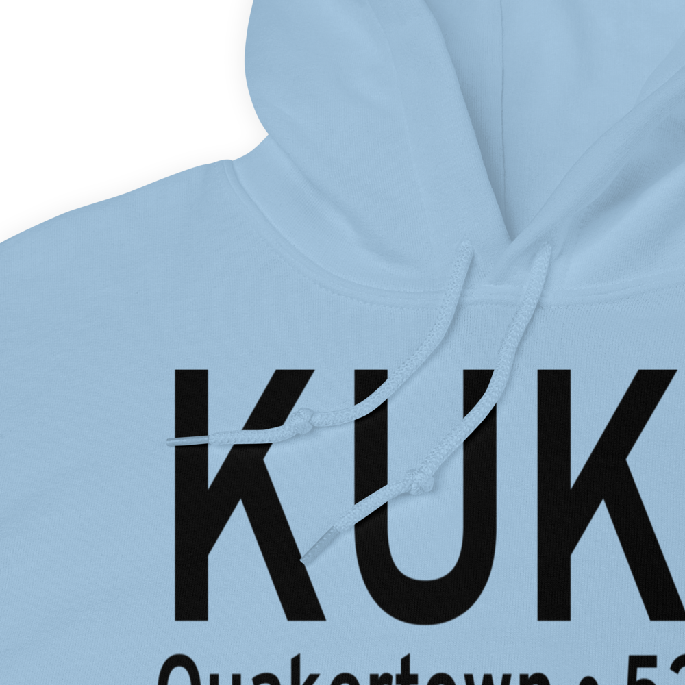 Quakertown Airport (KUKT) ICAO Hoodie Sweatshirt 