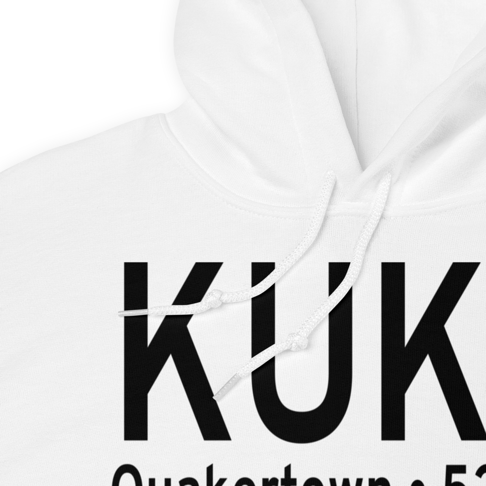 Quakertown Airport (KUKT) ICAO Hoodie Sweatshirt 