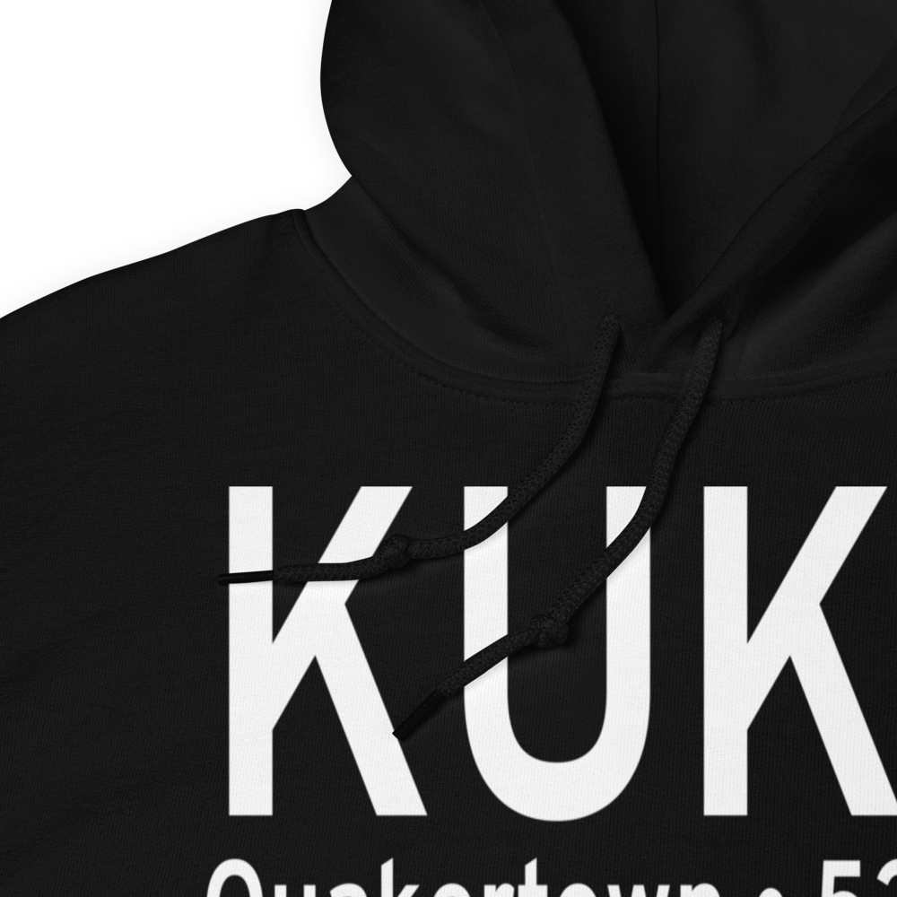 Quakertown Airport (KUKT) ICAO Hoodie Sweatshirt 