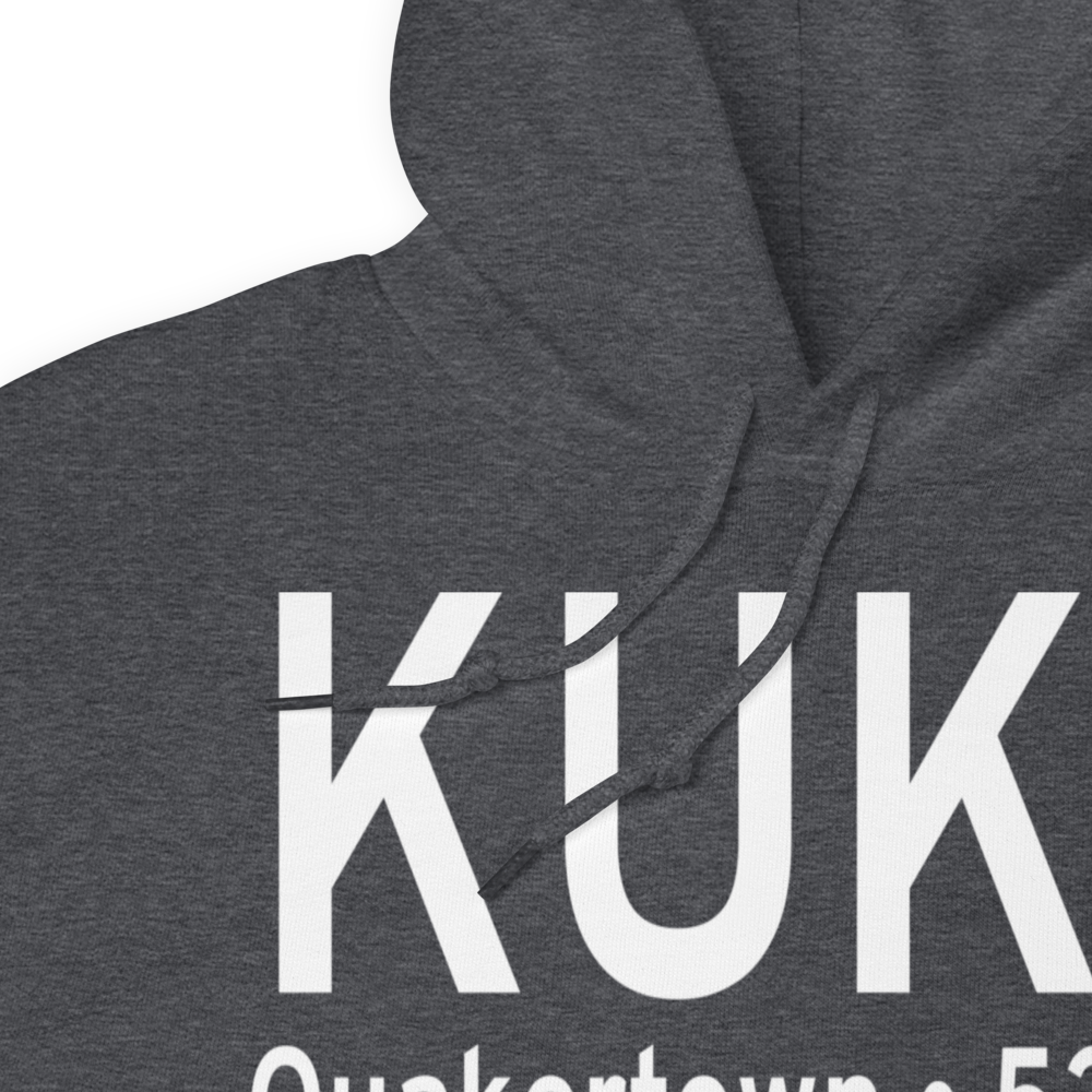 Quakertown Airport (KUKT) ICAO Hoodie Sweatshirt 