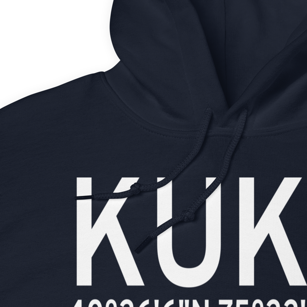 Quakertown Airport (KUKT) ICAO Hoodie Sweatshirt 