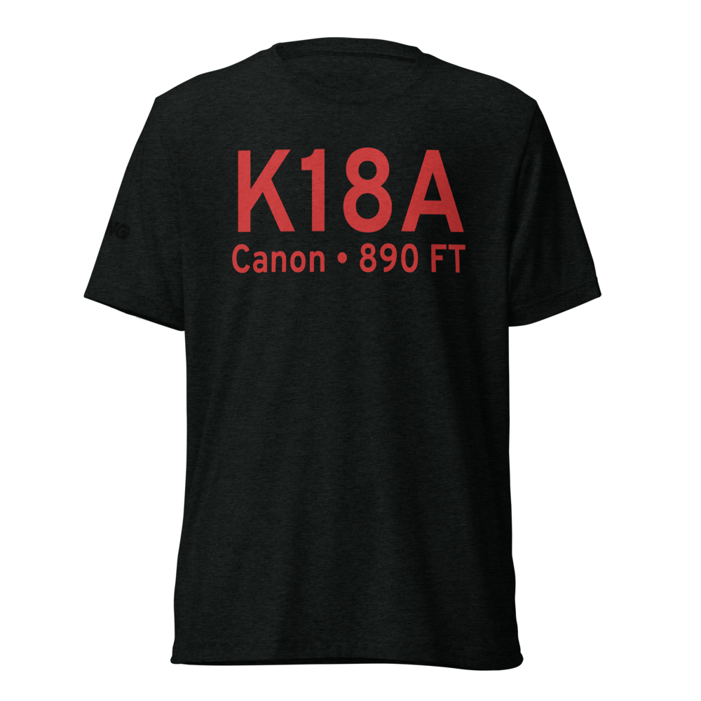Franklin County Airport (K18A) ICAO Tri-blend T-Shirt 