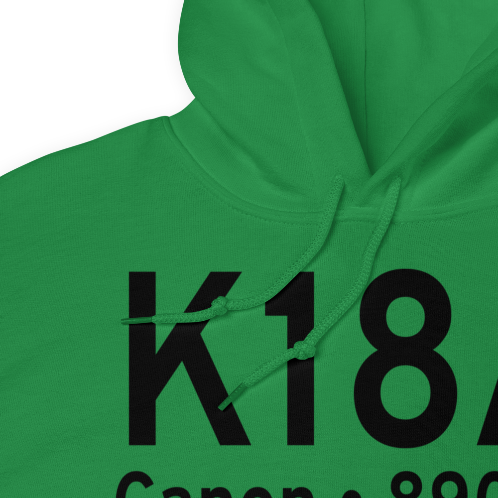 Franklin County Airport (K18A) ICAO Hoodie Sweatshirt 