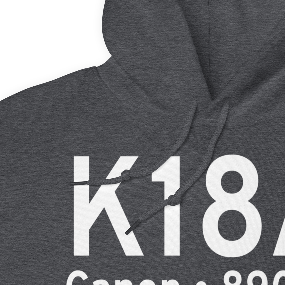 Franklin County Airport (K18A) ICAO Hoodie Sweatshirt 