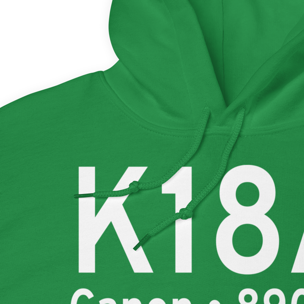 Franklin County Airport (K18A) ICAO Hoodie Sweatshirt 