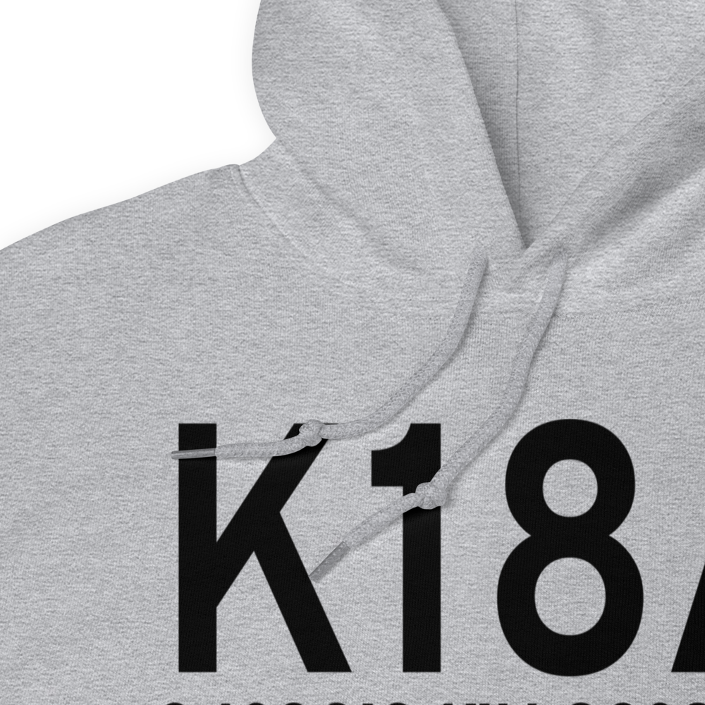 Franklin County Airport (K18A) ICAO Hoodie Sweatshirt 