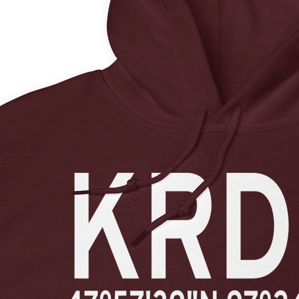 Grand Forks Air Force Base (KRDR) ICAO Hoodie Sweatshirt 