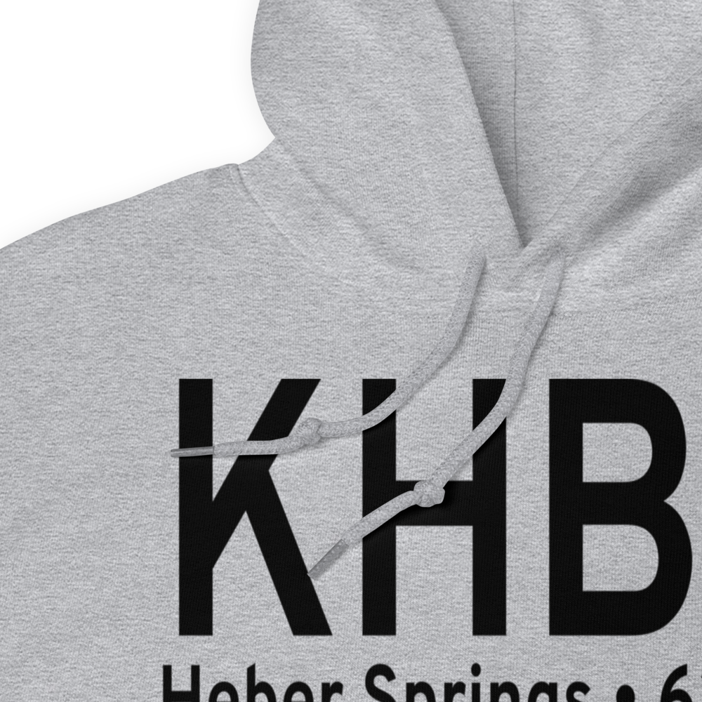 Heber Springs Municipal Airport (KHBZ) ICAO Hoodie Sweatshirt 