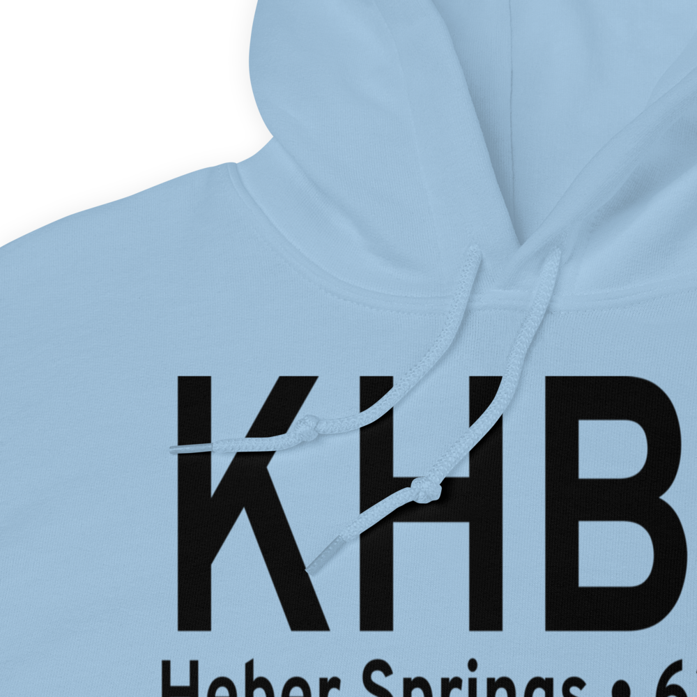 Heber Springs Municipal Airport (KHBZ) ICAO Hoodie Sweatshirt 