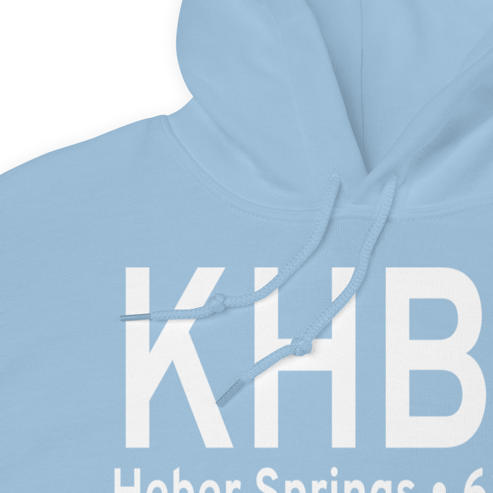 Heber Springs Municipal Airport (KHBZ) ICAO Hoodie Sweatshirt 