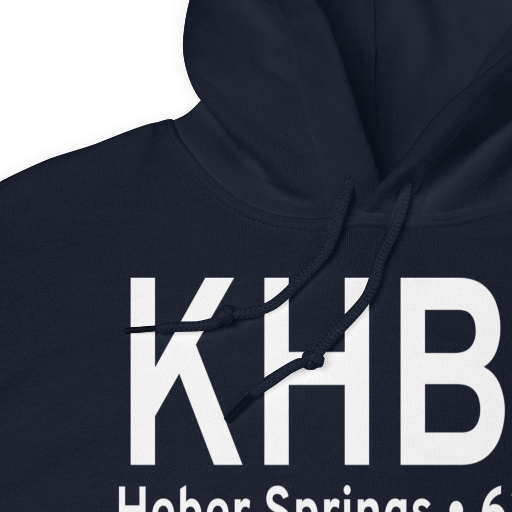 Heber Springs Municipal Airport (KHBZ) ICAO Hoodie Sweatshirt 
