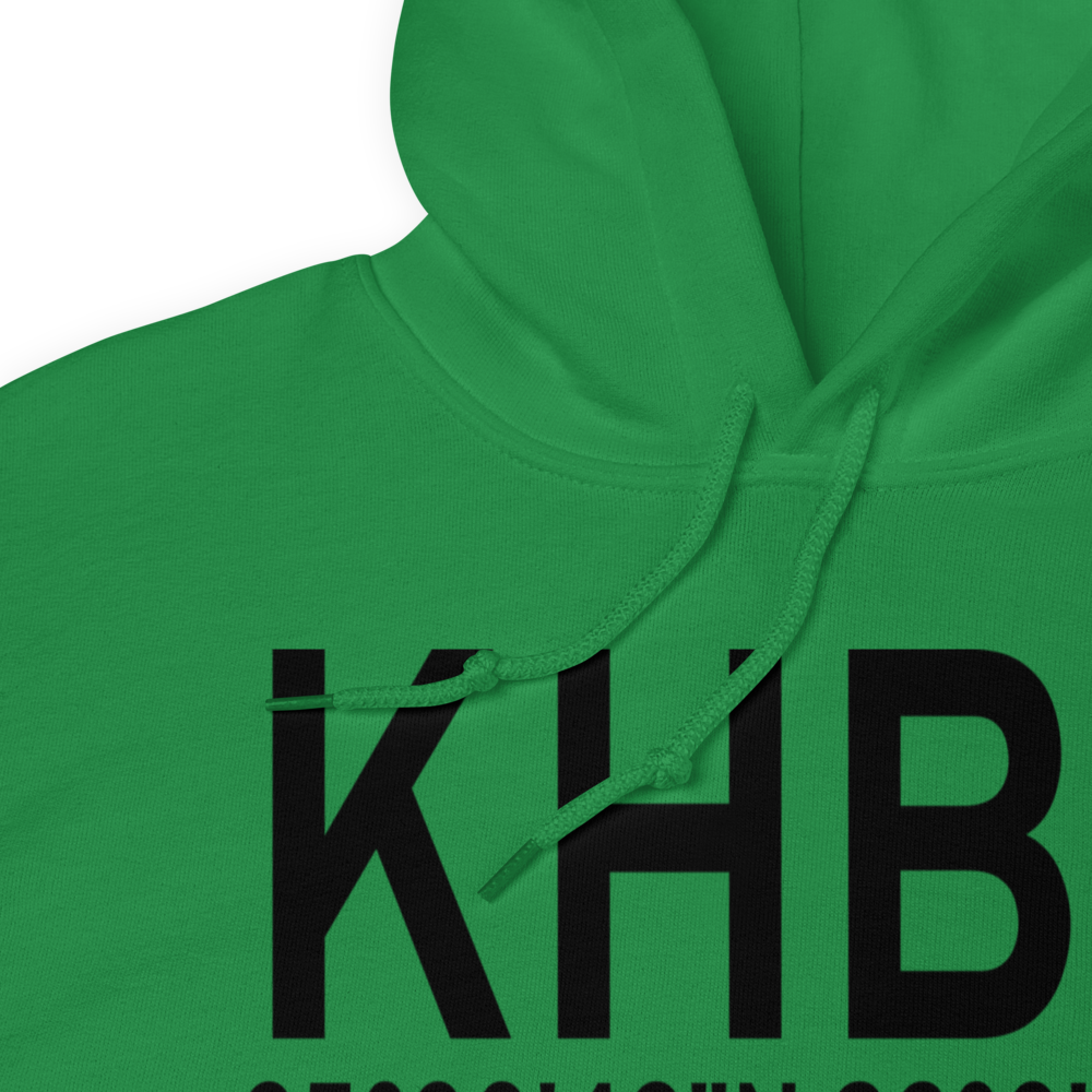 Heber Springs Municipal Airport (KHBZ) ICAO Hoodie Sweatshirt 