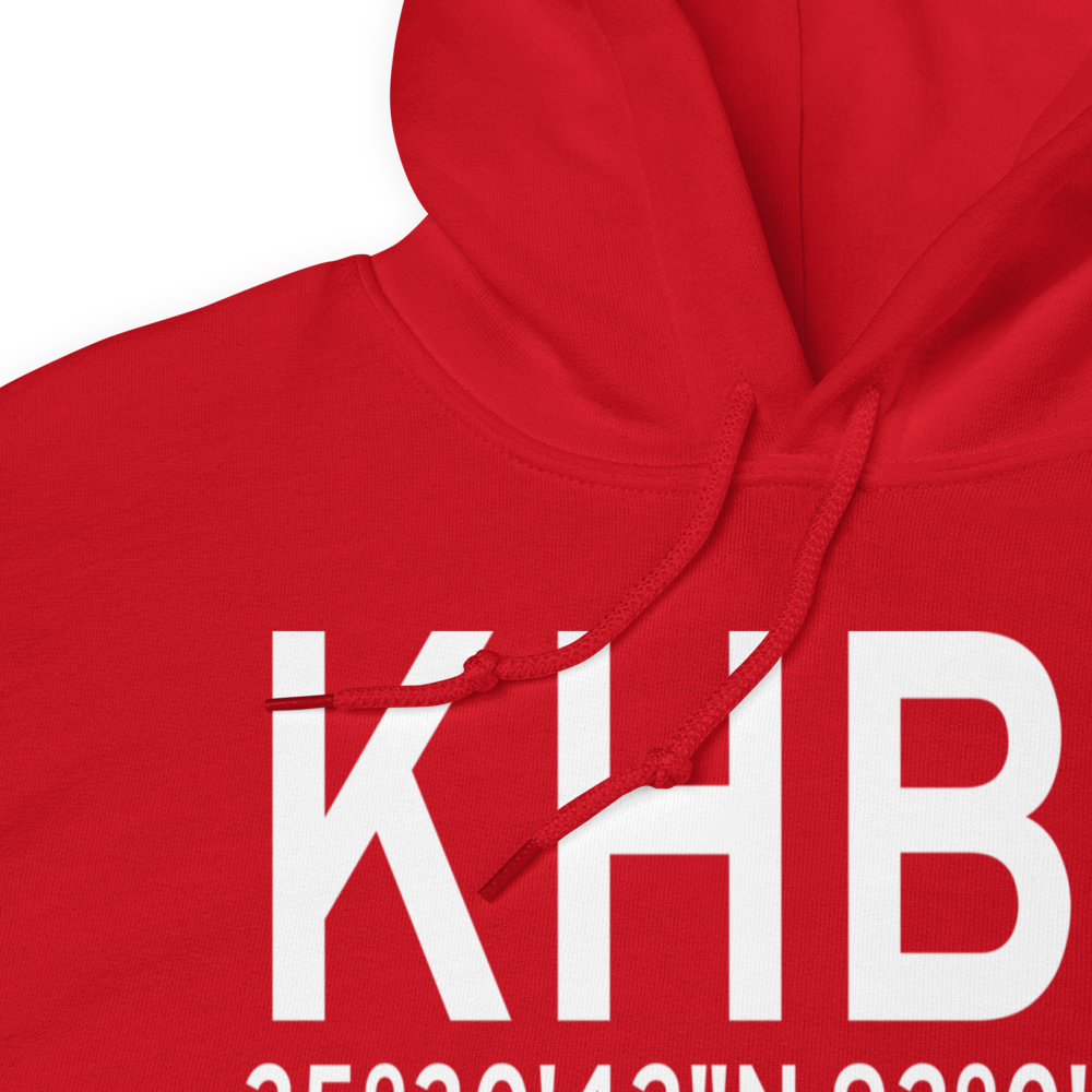 Heber Springs Municipal Airport (KHBZ) ICAO Hoodie Sweatshirt 