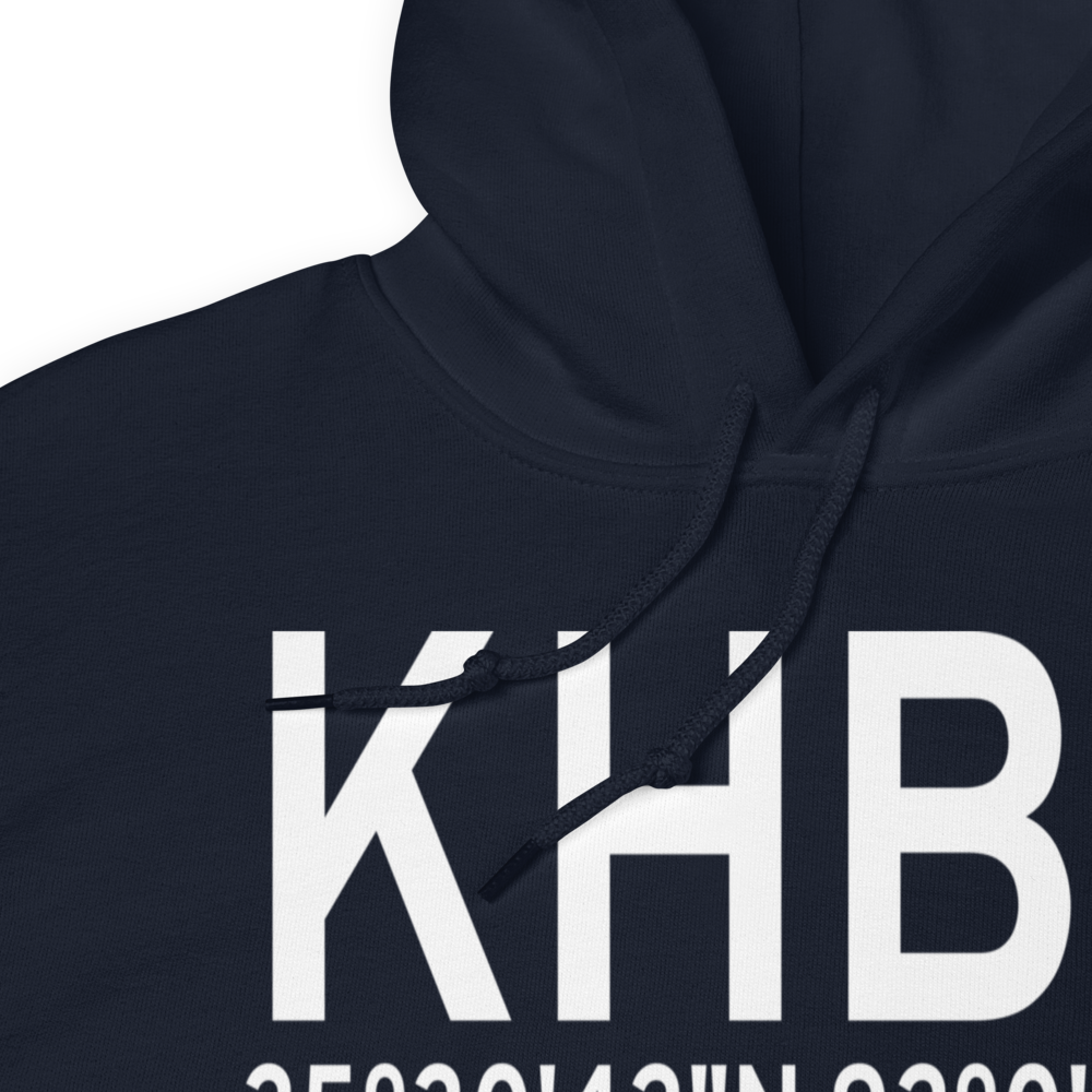 Heber Springs Municipal Airport (KHBZ) ICAO Hoodie Sweatshirt 