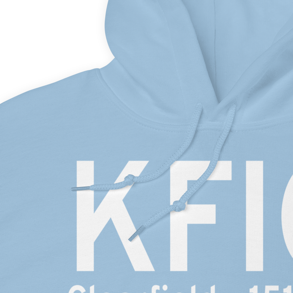 Clearfield Lawrence Airport (KFIG) ICAO Hoodie Sweatshirt 