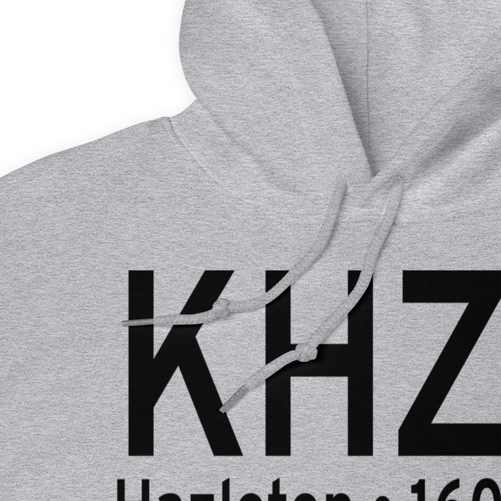 Hazleton Municipal Airport (KHZL) ICAO Hoodie Sweatshirt 